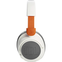 Аудио слушалки Over ear за деца JBL JR460NC, Bluetooth, Active Noise Cancelling, Микрофон, Бял