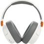Аудио слушалки Over ear за деца JBL JR460NC, Bluetooth, Active Noise Cancelling, Микрофон, Бял