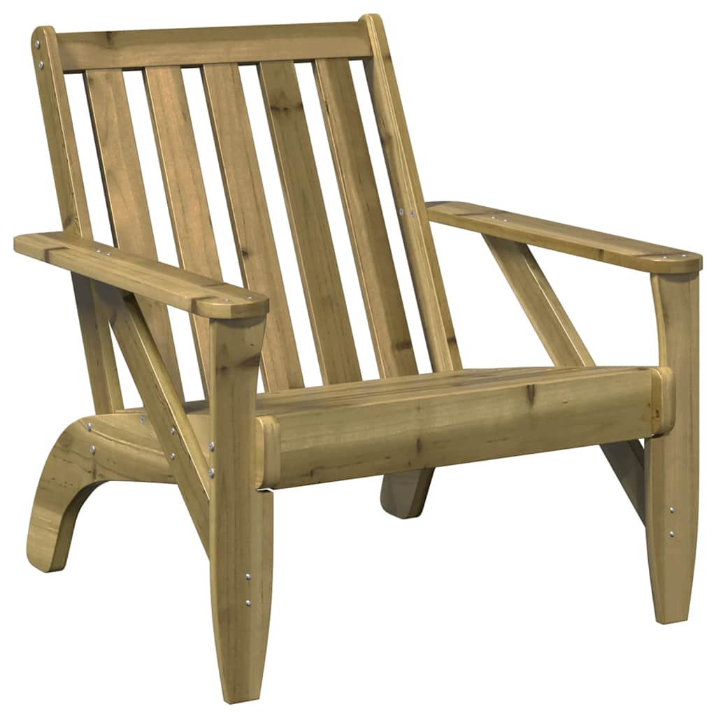 Kerti adirondack szék 75x77x77 cm impregnált fa fenyőfa (859331)