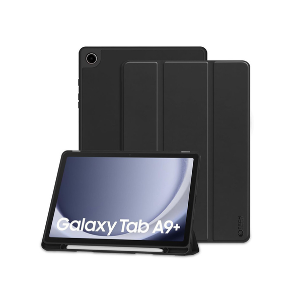 Калъф за писалка Tech-Protect Smartcase, съвместим със Samsung Galaxy Tab A9 Plus 11 инча черен
