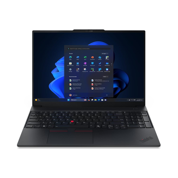 Lenovo ThinkPad E16 Gen 3 (Intel) Copilot+ PC Intel Core Ultra 5 226V Laptop 40,6 cm (16") WUXGA 16 GB LPDDR5x-SDRAM 512 GB SSD Wi-Fi 6E (802.11ax) Windows 11 Pro Északi Fekete
