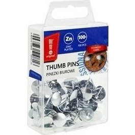 Pinezki srebrne 100szt MemoBe