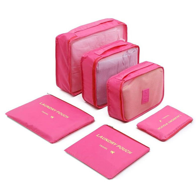 Kufryplus Travel organizers LP13754 dark pink (K052000013754)