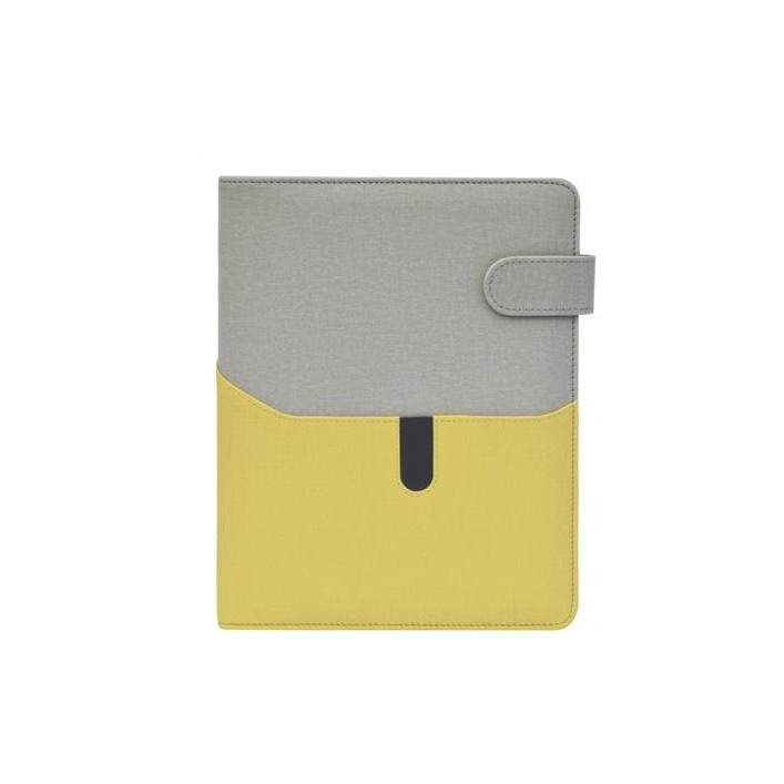 Saturnus 229 M 95 x 171mm Gyűrűs kalendárium betétlapokkal - Szürke/sárgászöld (23SM229-006)