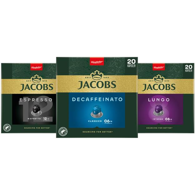 Jacobs Wunderbar MixPack s Decaffeinato 60 db (8594196032751)