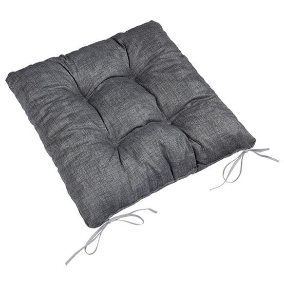 Bellatex Lada 41/047 ülés, steppelt, 40 × 40 cm, Uni grafit (10396)