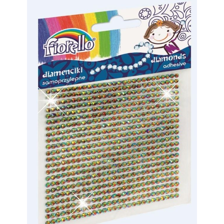 Öntapadós Kövek Fiorello GR-DS03 Gyémánthatású Vegyes Színek (256925)