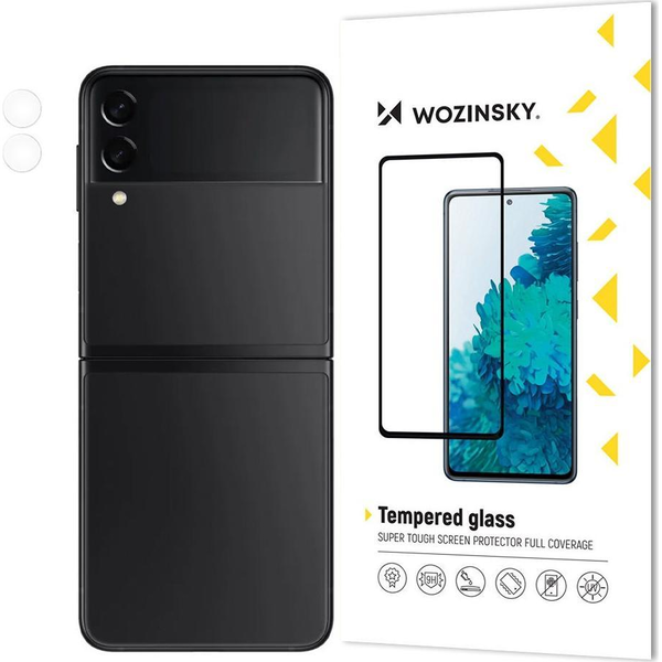 WOZINSKY SZKŁO HARTOWANE NA CAŁY APARAT KAMERĘ DO SAMSUNG GALAXY Z FLIP 3