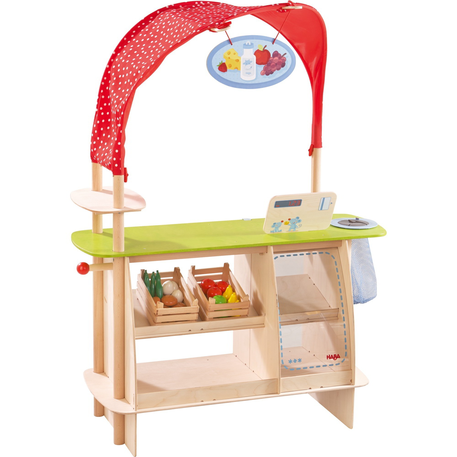 HABA Zöldséges Boltocska - Vásárlás öröme Fa szerepjáték (302087)