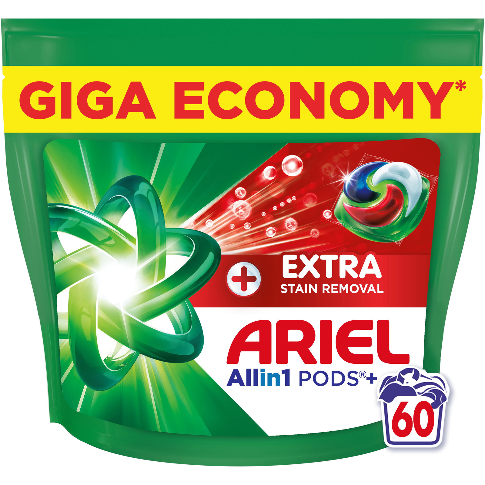 ARIEL Extra Clean All in 1 + 60 db (8700216764032)