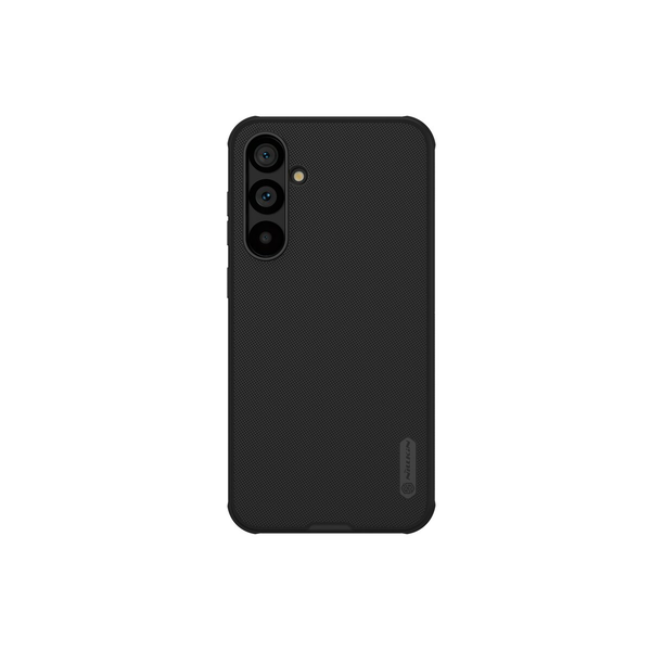 Заден предпазен панел Nillkin Frosted, изработен от черна текстурирана пластмаса, за Galaxy S23 FE