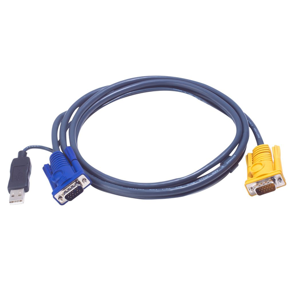 ATEN 2L-5202UP KVM-kabel Sort 1,8 m