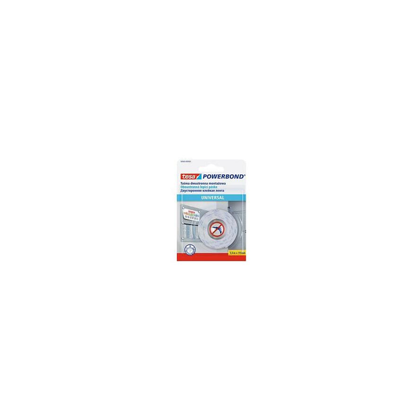Tesa  UNIVERSAL (58565-00001-00) Rögzítő szalag ® Powerbond Fehér (H x Sz) 1.5 m x 19 mm 1 db