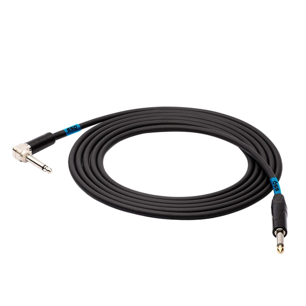 SSQ SS-1469 6.3mm Mono Jack - 6.3mm Mono Jack Kábel (4m) - Fekete