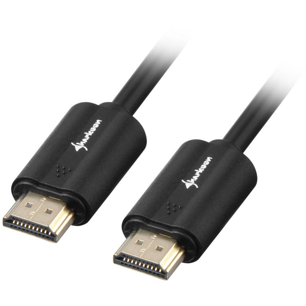 Sharkoon HDMI/HDMI 4K, 5m HDMI kabel HDMI Type A (Standard) černý