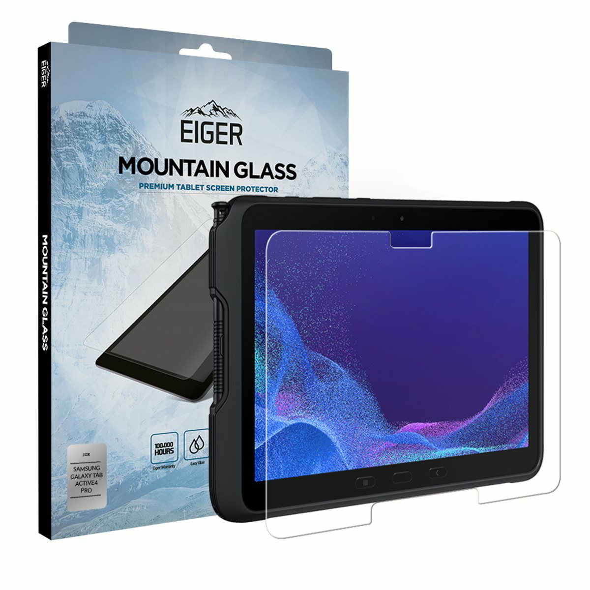 Eiger 2.5D SP Mountain Samsung Galaxy Tab Active 4 pro 10.1" Tablet kijelzővédő üveg (EGSP00862)