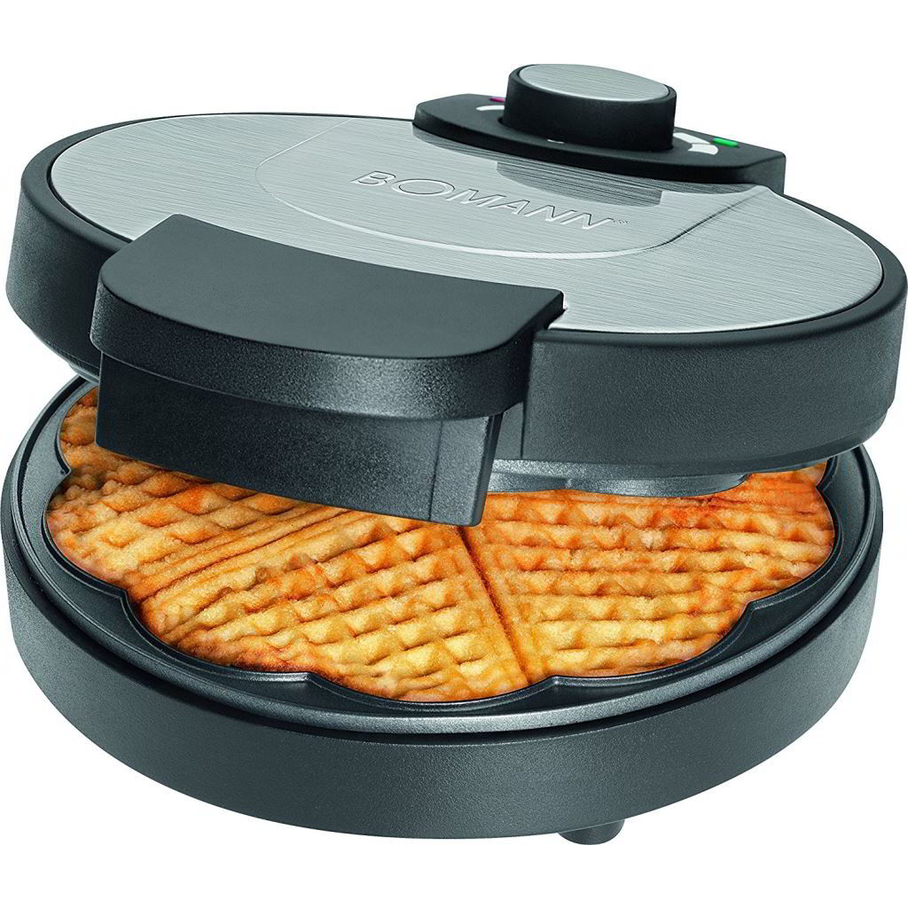Bomann WA 1365 CB Gofrisütő - Fekete/Ezüst (613651)