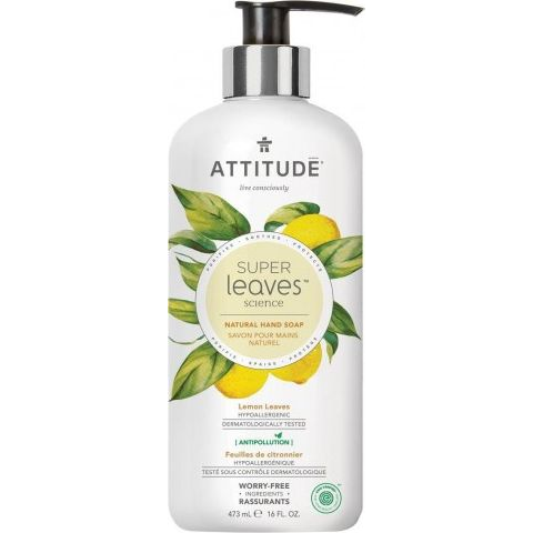 ATTITUDE Super Leaves Natural Hand Soap Lemon Leaves 473 ml (ATT00928)