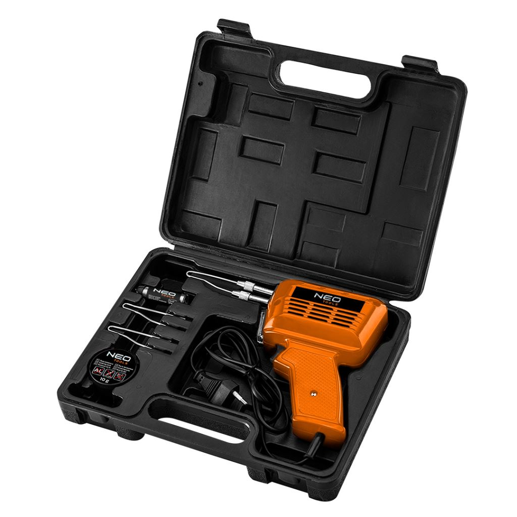 NEO Tools 150W-os transzformátoros forrasztópáka kofferben (19-151) (19-151)
