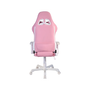 Deltaco GAM-080-P Műbőr RGB Gamer szék - Rózsaszín