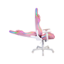Deltaco GAM-080-P Műbőr RGB Gamer szék - Rózsaszín