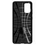 Калъф Spigen Rugged Armor, За Samsung Galaxy S20 Plus (SM-G985F), Силиконов, Черен