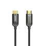 Unitek C11085GY01 HDMI - HDMI 2.1 Optikai Kábel 15m - Fekete