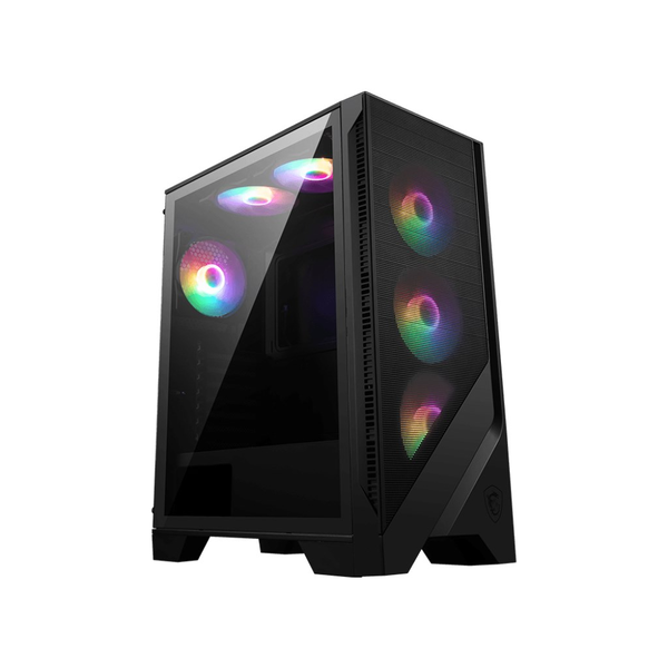 MSI MAG FORGE 120A AIRFLOW computer case Midi Tower Nero, Trasparente