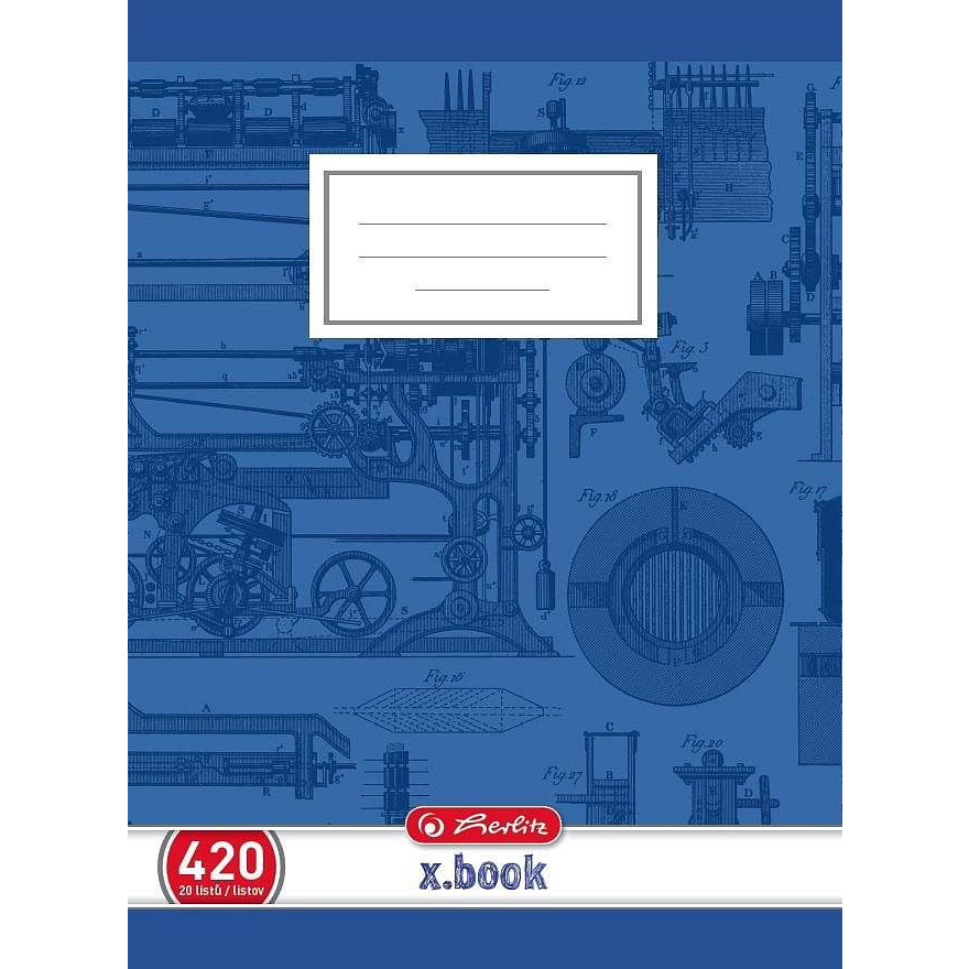 Herlitz 420 famentes, sima (60078128)