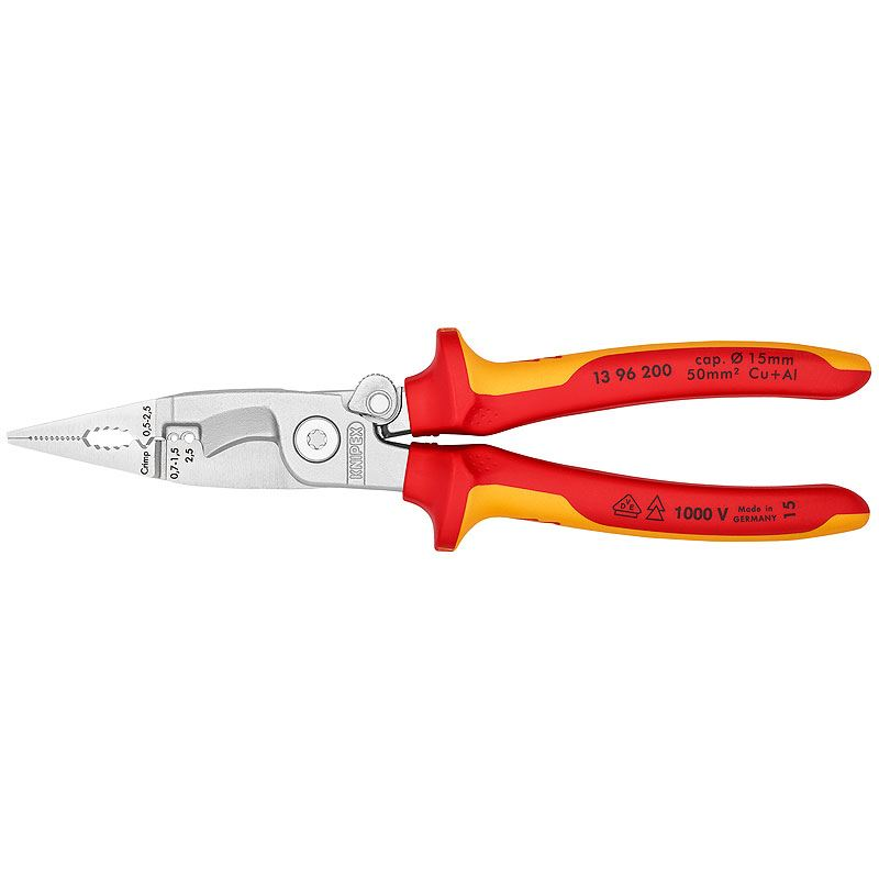 KNIPEX szerelőfogó, szigetelt (1396200) (knipex1396200)