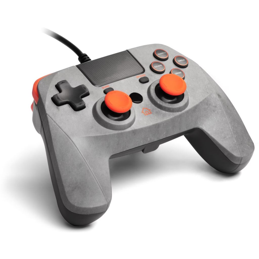 snakebyte GAME:PAD 4 S vezetékes kontroller szürke-narancs (SB910234) (SB910234)