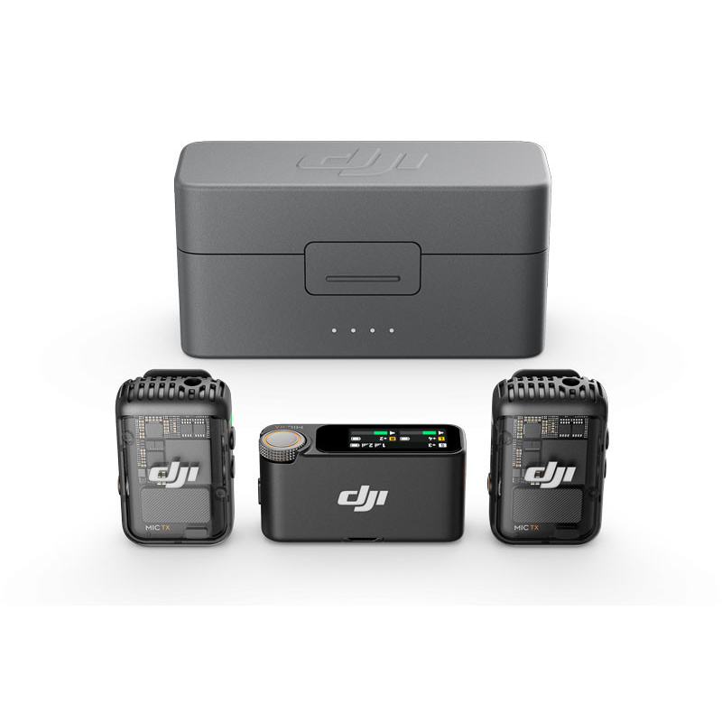 DJI Mic 2 mikrofon készlet (2 TX + 1 RX + Töltőtok) (CP.RN.00000324.01)