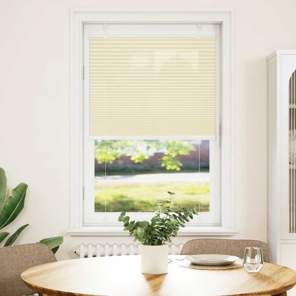 pliszírozott redőny krém 70x150 cm szövetszélesség 69,4 cm (4015290)