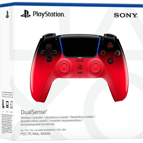 Sony DualSense Fekete, Vörös Bluetooth/USB Gamepad Analóg/digitális PlayStation 5