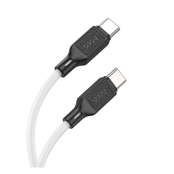 Kabel Hoco USB typ C - USB typ C 1 m bílý