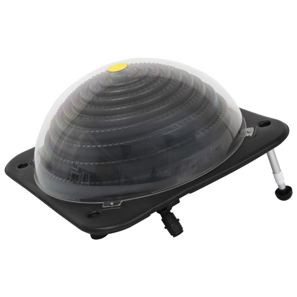 2 db HDPE és alumínium napelemes medencefűtő 75 x 75 x 36 cm (3079664)