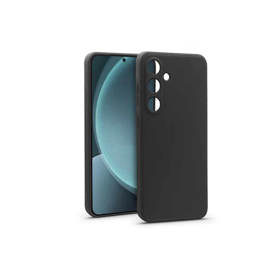 Haffner Soft szilikon tok - Samsung SM-S937 Galaxy S25 - fekete (HF338274)