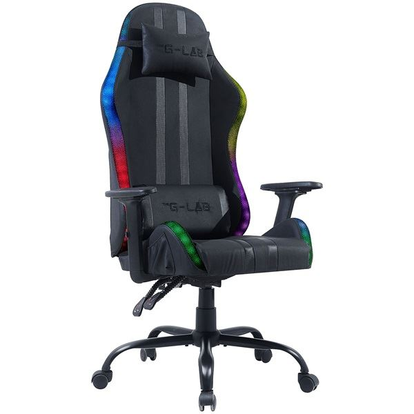 The G-Lab KS Electron EX Gamer Szék RGB Világítással Fekete (KS-ELECTRON-EX)