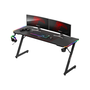 Huzaro Hero 4.8 RGB Gamer asztal 160 x 60 x 74 cm - Fekete