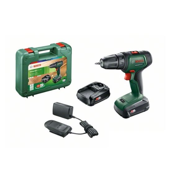 Bosch 06039D4001 Universaldrill 18V 1x1,5Ah kofferban akkus fúró-csavarozó (BO304170_)