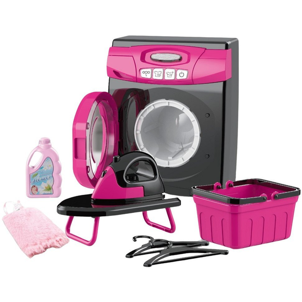Home Készülékek Interaktív Mosógép Fények Hangok Hangok Kiegészítők Rózsaszín Fekete