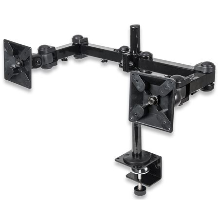 Manhattan 420808 skærmbeslag og -stativer 68,6 cm (27") Sort Skrivebord