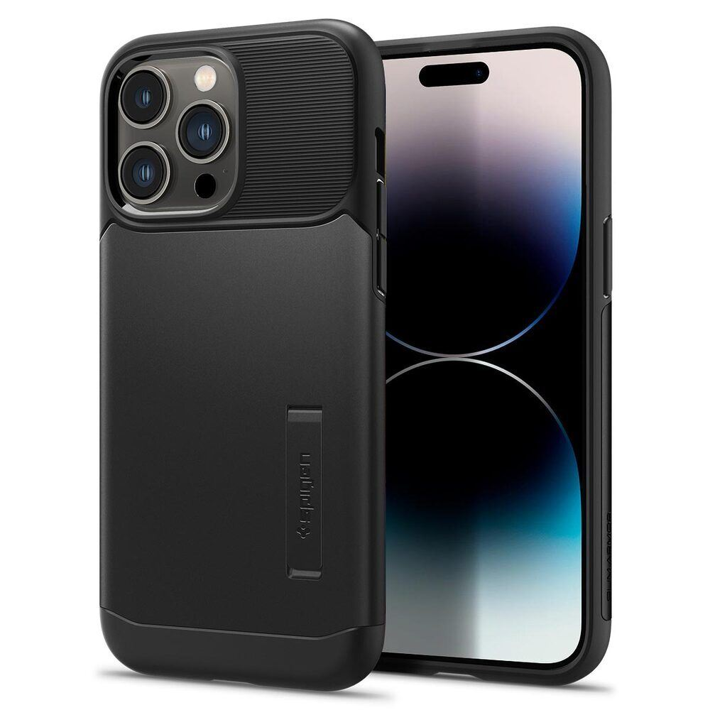 Spigen Slim Armor Apple iPhone 14 Pro tok fekete (ACS04671) (ACS04671)
