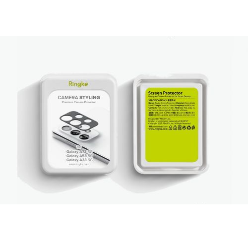 Ringke Galaxy A73 5G/A53 5G/A33 5G Camera Styling Camera Protector Bezel Cover Black (CM08782RS) (CM08782RS)