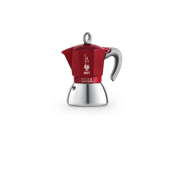 Bialetti Moka 6946 6 adagos indukciós kotyogós kávéfőző - Piros