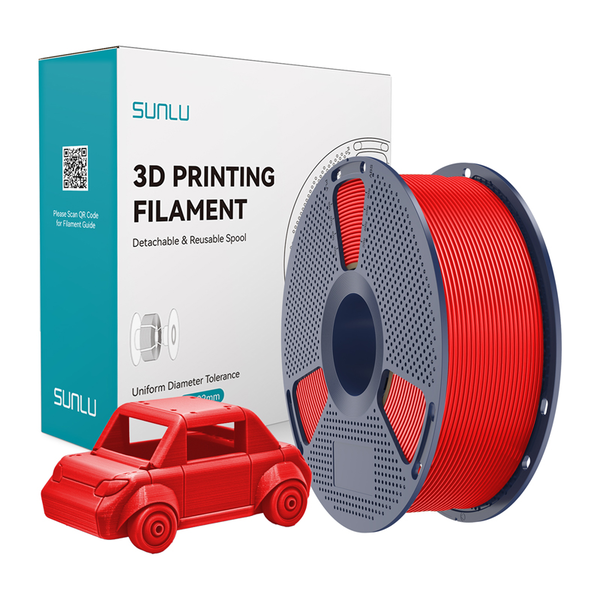 SUNLU PETG szál piros 127 g/cm³ PETG R