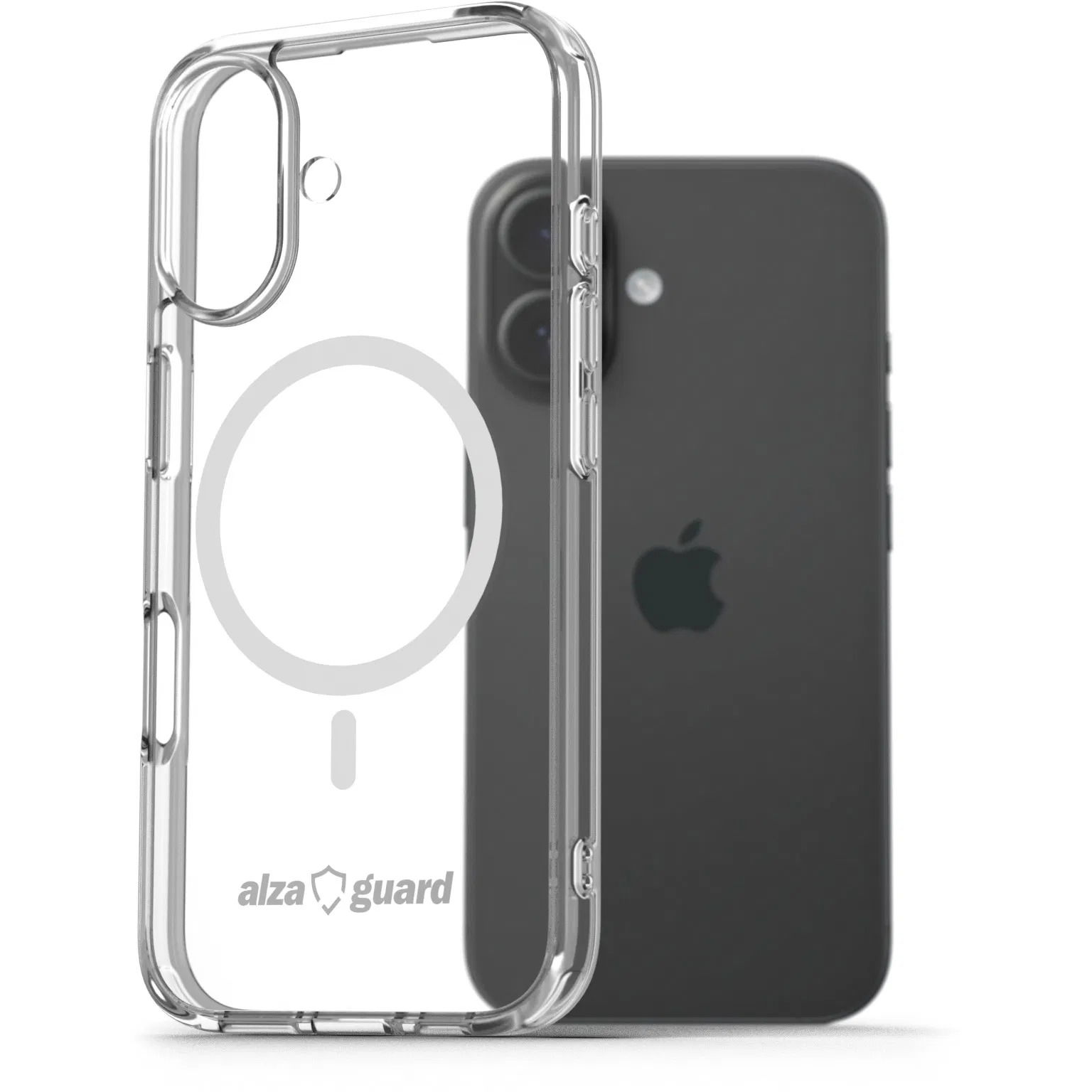 AlzaGuard Crystal Clear TPU Case Compatible with Magsafe iPhone 16e tok (AGD-PCMT34Z)