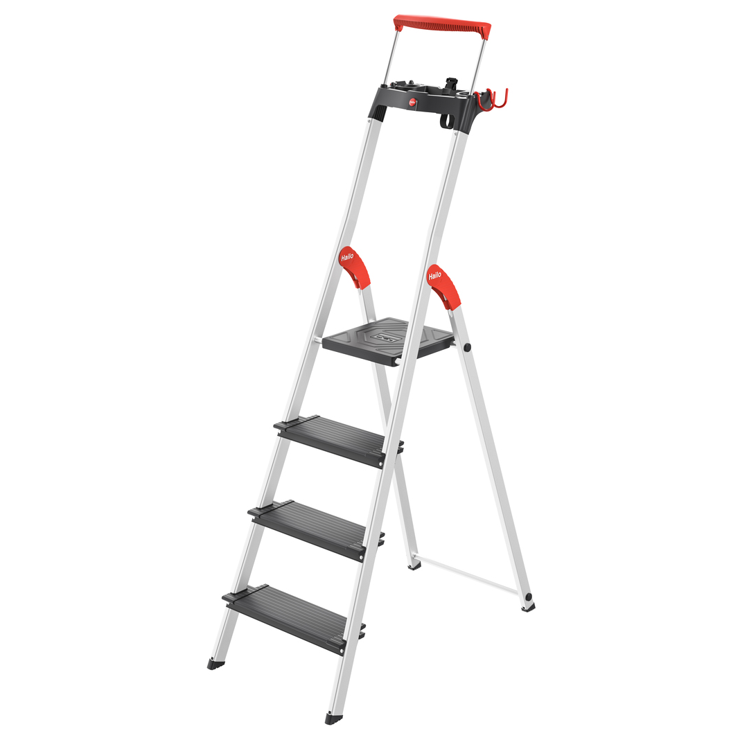 Hailo L100 TopLine 4 lépcsőfokos alumínium állólétra (038050407)