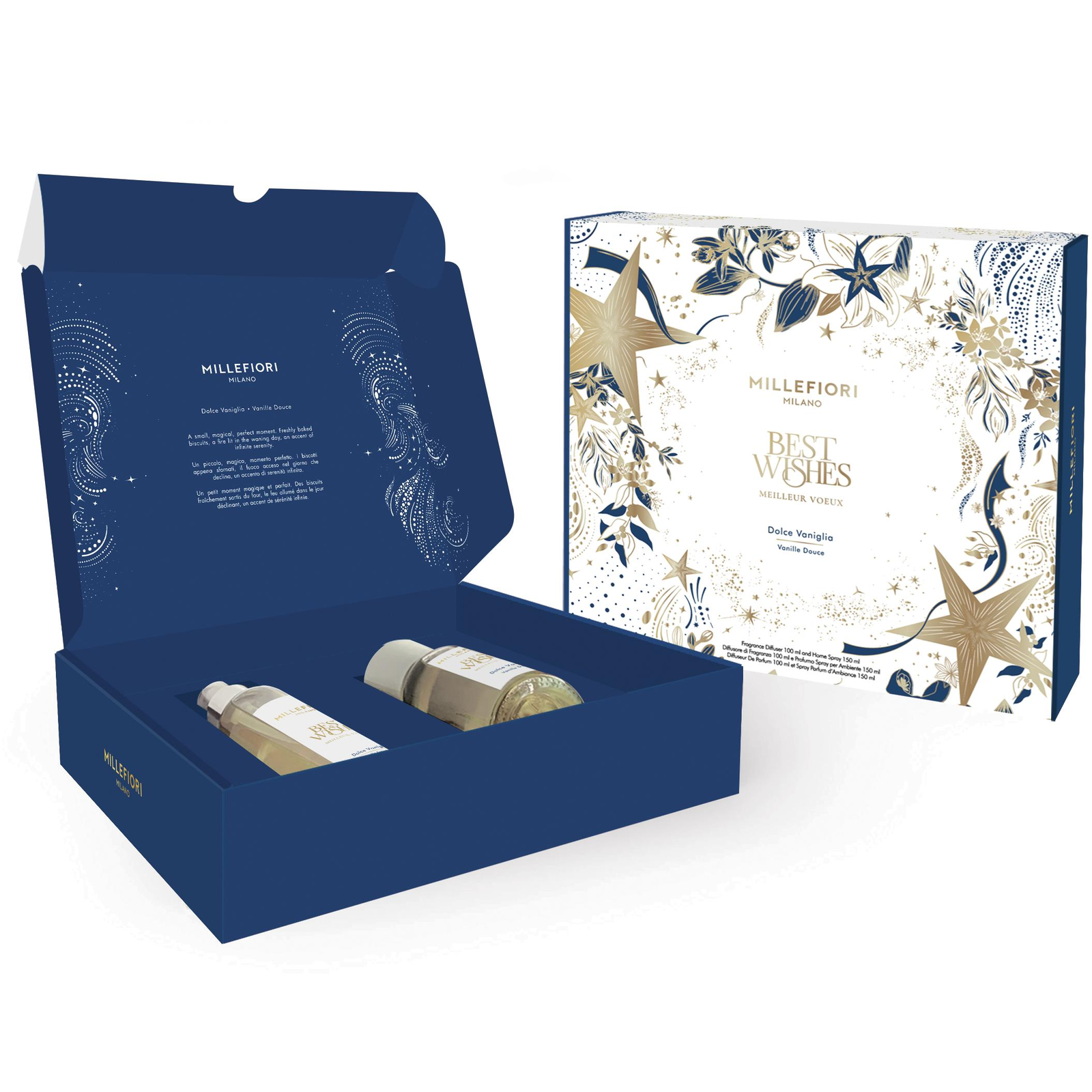 MILLEFIORI MILANO Dolce Vaniglia karácsonyi szett 100 + 150 ml (8053848690485)