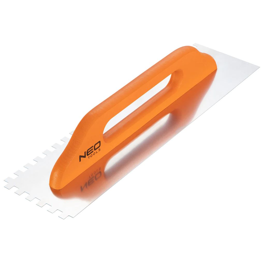 NEO Tools acél simító 480x128mm, 10x10x10mm-es fogakkal (50-183) (50-183)